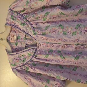 BETSY Floral Loungewear  purple/green XL